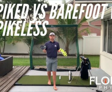 Improve Driver Distance: Barefoot Versus Spikeless Versus Spiked Golf Shoes