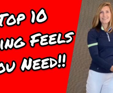 FEEL A BETTER GOLF SWING!: Top 10 swing feels you need!