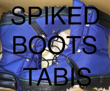 Spiked Fishing & Hunting Boots "Tabis"!