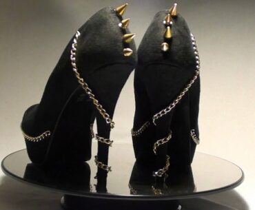 TriJoy Shoes:Spiked Platform High Heels For Parties Proms Special Occassions