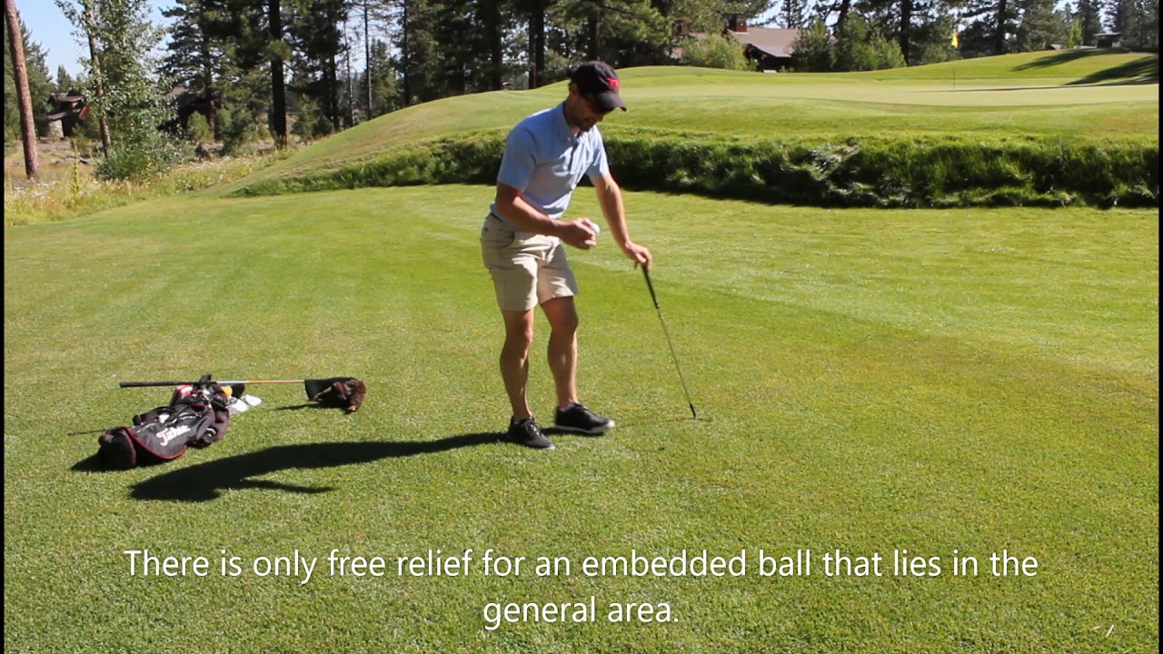 Golf Rules – Taking Relief for an Embedded Ball Golf Rules - Taking Relief for an Embedded Ball