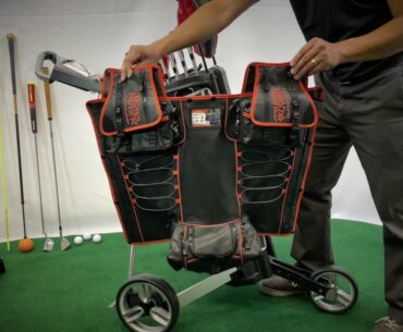 Changing the golf bag on Transrover
