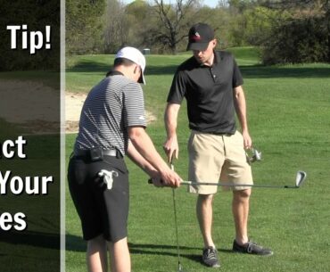 GOLF: Quick Tip! Solid Contact With Your Wedges