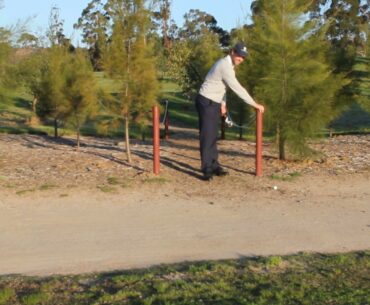Golf Rules - Two Immovable Obstructions are interfering with the player www.golfianattitude.com