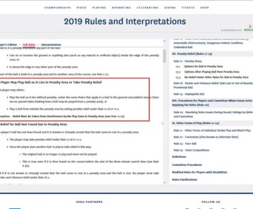 2019 WSGA Rules of Golf Review Session #5