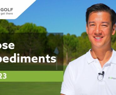 GOLF RULE 23: LOOSE IMPEDIMENTS | How To Take FREE RELIEF