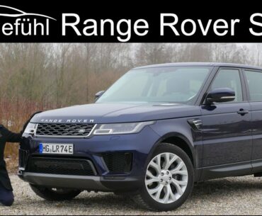 Range Rover Sport P400e Plugin-Hybrid (PHEV) FULL REVIEW 2019 - Autogefühl