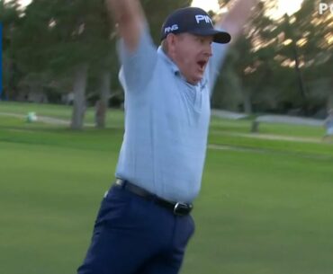 Best hole-outs in a playoff to win a golf tournament