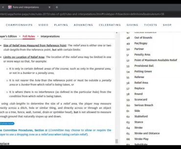 2020 WSGA Rules of Golf Review Session #4