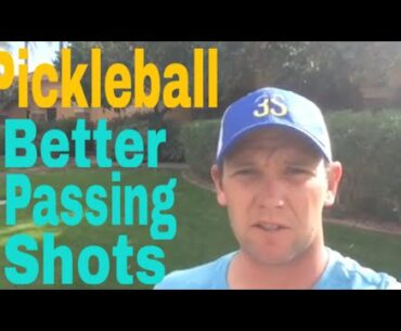 Pickleball Strategies -- Two Step Passing Shots