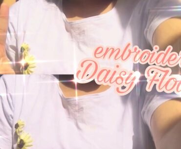 Embroidering t shirt DIY | #2