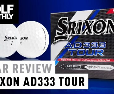 Srixon AD333 Tour Golf Ball Review