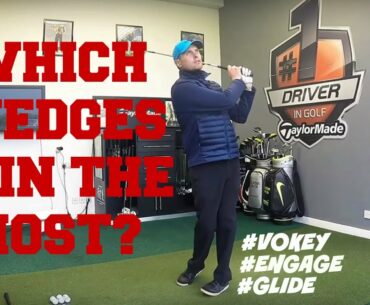MOST BACKSPIN WITH WEDGES: TITLEIST VOKEY Vs PING GLIDE Vs NIKE ENGAGE WEDGES