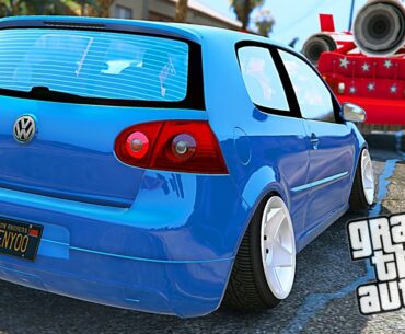 VOLKSWAGEN GOLF MkV STANCE MOD for GTA V