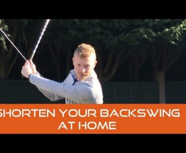 SHORTEN YOUR BACKSWING - stop over swinging