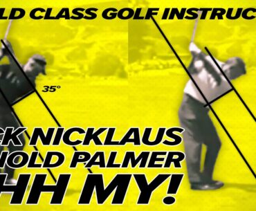 Jack Nicklaus, Arnold Palmer Golf Swings - + PGA Pros - Craig Hanson Golf