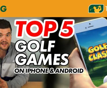 TOP 5 GOLF GAMES ON IPHONE & ANDROID (FREE)