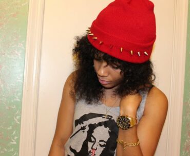 DIY Spiked Beanie #DIYGawd