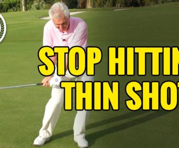 HOW TO STOP HITTING THIN GOLF SHOTS