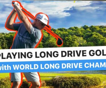 PLAYING LONG DRIVE GOLF WITH WORLD LONG DRIVE CHAMP JAMIE SADLOWSKI