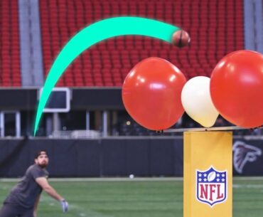 Super Bowl Stadium Trick Shots | Dude Perfect