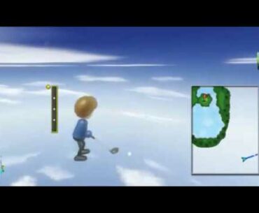 Wii Sports - Golf Training - Putting Without a Putter