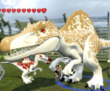 Lego Jurassic World - HYBRIDS! ( Free Roam GamePlay )