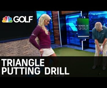 Triangle Putting Drill | Golf Channel