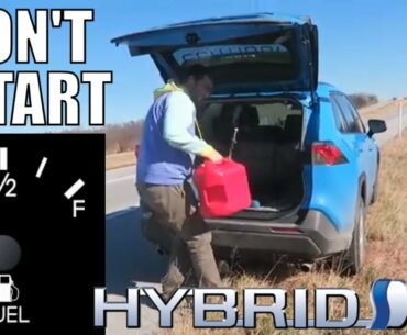 What Happens When YOU Run a Toyota Rav4 Hybrid out of GAS?