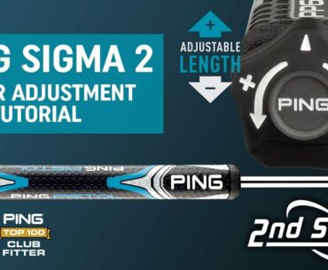 How To Adjust The New PING Sigma 2 Putters