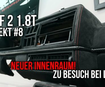 LEVELLA| Golf 2 1.8T Projekt #8 | Neuer Innenraum! - Zu Besuch bei Le Tef