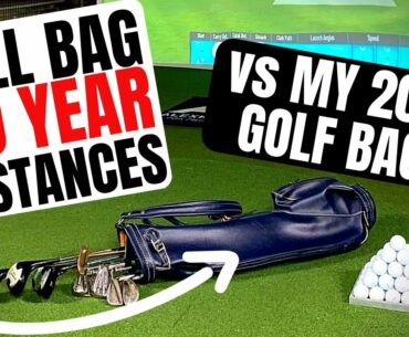 50 YEAR OLD GOLF CLUB FULL BAG vs MY OWN CLUBS - THEY GO HOW FAR?!