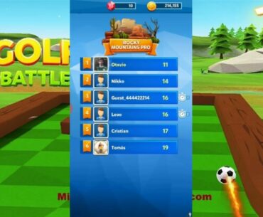 GOLF BATTLE! COM HACK GANHANDO EM MAPA PRO