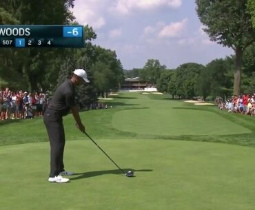 Tiger Woods Bridgestone Round 2 2018 - shot by shot footage