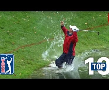 Top 10 shots from the water on the PGA TOUR