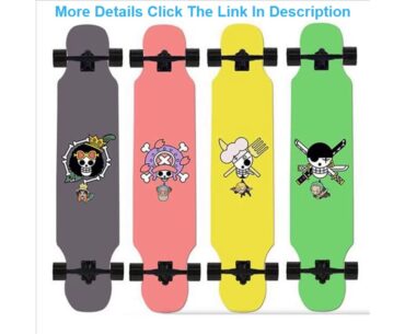 Best ONEPIECE Adult skate boys and girls Beginners dancing Maple wood  long skate boards