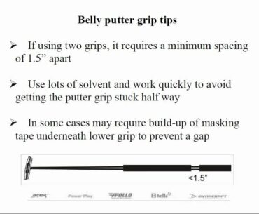 Belly Putter Fitting & Golf Club Assembly Webinar