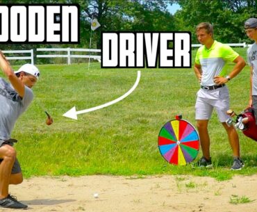 Random Wooden Golf Club Challenge | Wheel Of Not Ideal