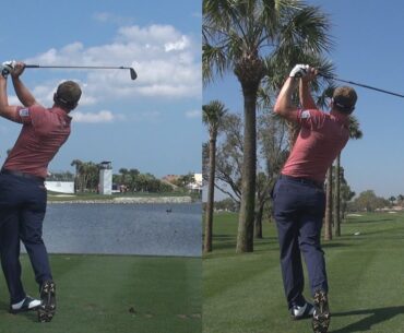 LUKE DONALD - 2014 DRIVER & IRON GOLF SWING SYNCED FULL SPEED & SLOW MOTION 1080p HD