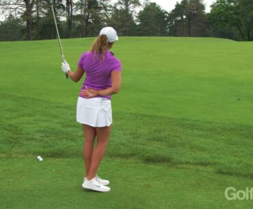 LPGA Instruction: Cheyenne Woods, better contact with wedges