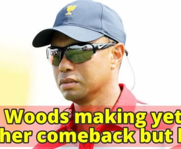 Golf: Woods making yet another comeback but his target's the same - to be a winner again