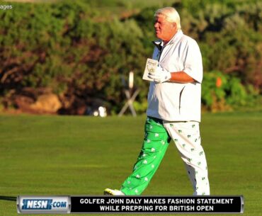 John Daly And His Shamrock Golf Pants