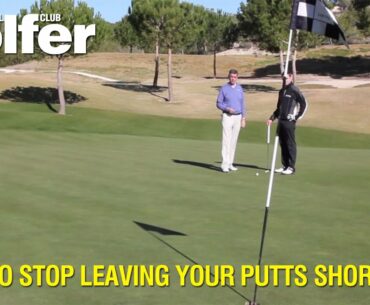 How to stop leaving putts short - Golf tips