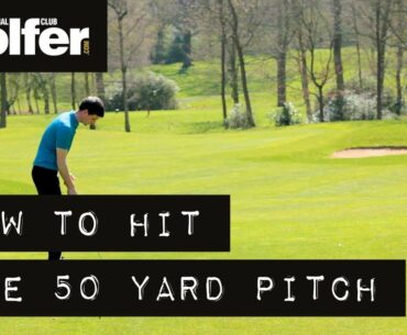 How to play the 50 yard wedge shot