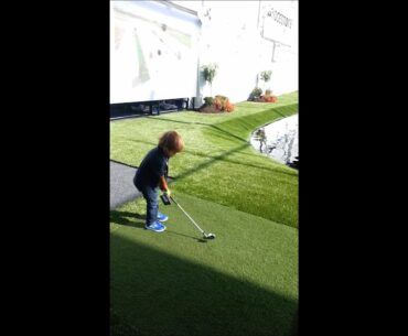 Tiger Woods son can swing better than you!