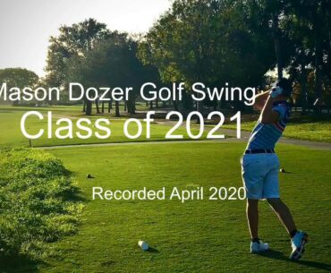 Golf Recruitment Video - 2021 - Mason Dozer