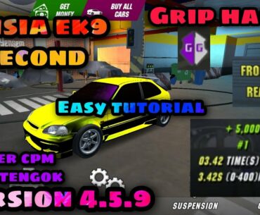 TUTORIAL tambah grip, ek9 3second!! - CAR PARKING MULTIPLAYER GRIP HACK, MALAYSIA (GAMEGUARDIAN)