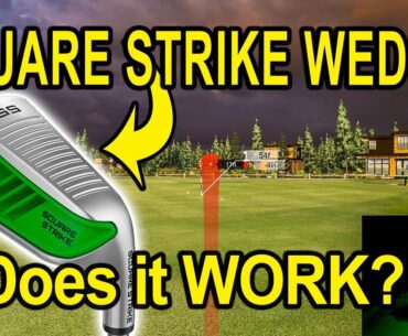 SQUARE STRIKE WEDGE - Golf Simulator REVIEW!  Does it work??