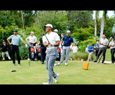 Tiger Woods STINGER CHALLENGE With Team TaylorMade | TaylorMade Golf
