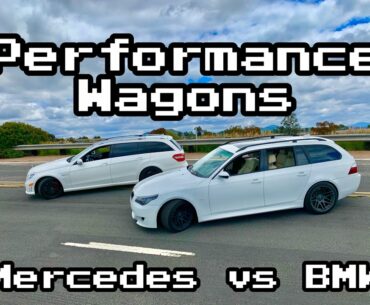 Wagon Weekend: Modified BMW E61 and Mercedes E63 AMG